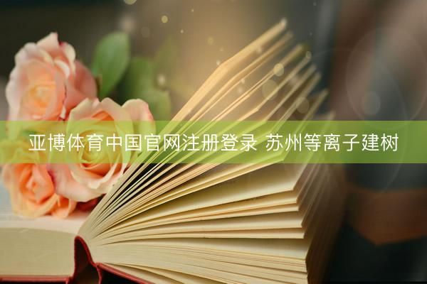 亚博体育中国官网注册登录 苏州等离子建树